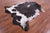 Salt & Pepper Brown & White Natural Cowhide Rug - XLarge 7'0"H x 6'5"W