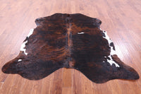 Thumbnail for Brindle Natural Cowhide Rug - Large 6'6