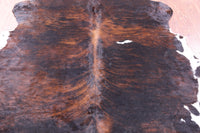 Thumbnail for Brindle Natural Cowhide Rug - Large 6'6