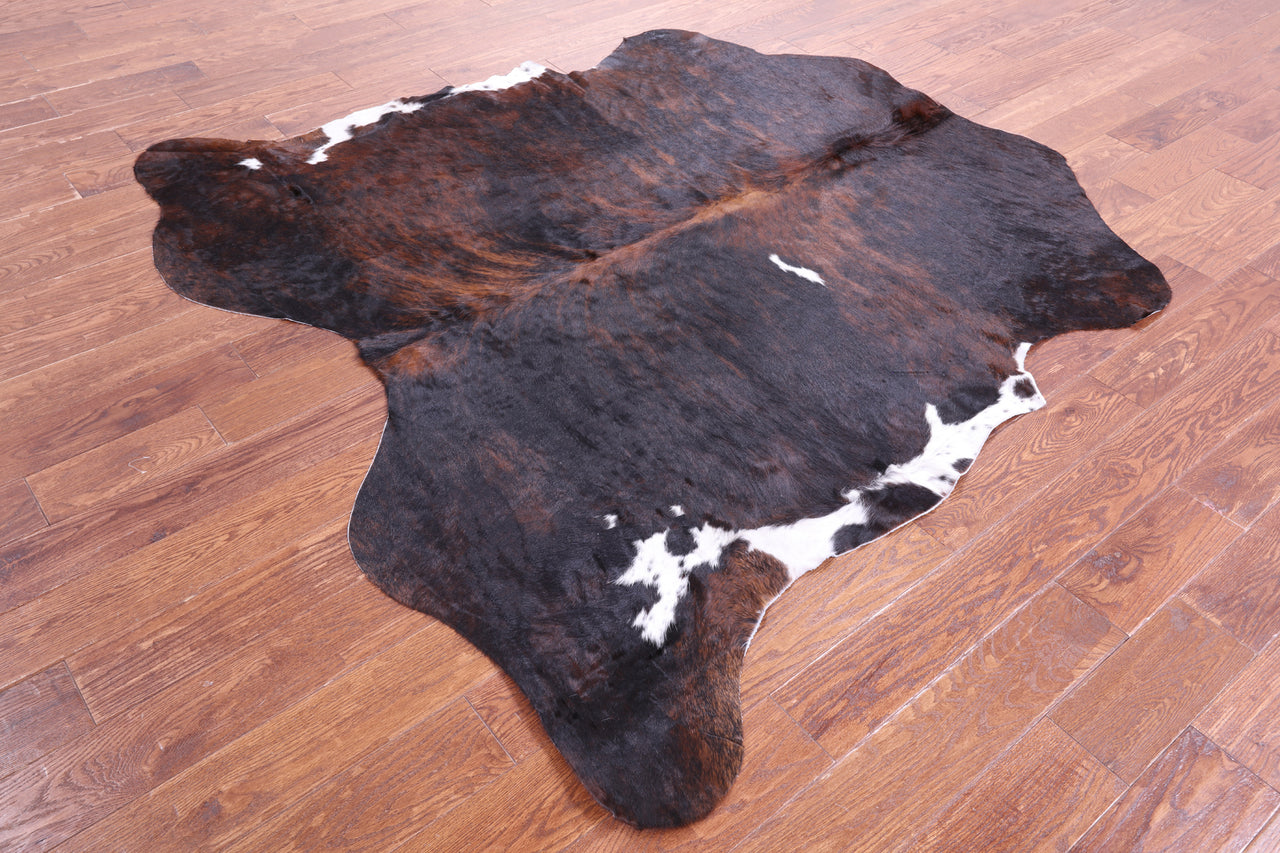 Brindle Natural Cowhide Rug - Large 6'6"H x 6'6"W