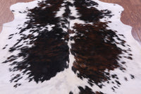 Thumbnail for Tricolor Natural Cowhide Rug - Large 6'2