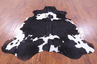 Thumbnail for Black & White Natural Cowhide Rug - Large 6'8