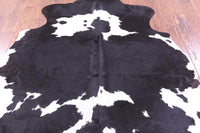 Thumbnail for Black & White Natural Cowhide Rug - Large 6'8