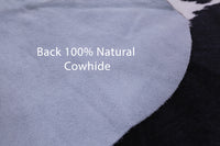 Thumbnail for Black & White Natural Cowhide Rug - Large 6'8