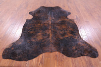 Thumbnail for Brindle Natural Cowhide Rug - Large 6'11