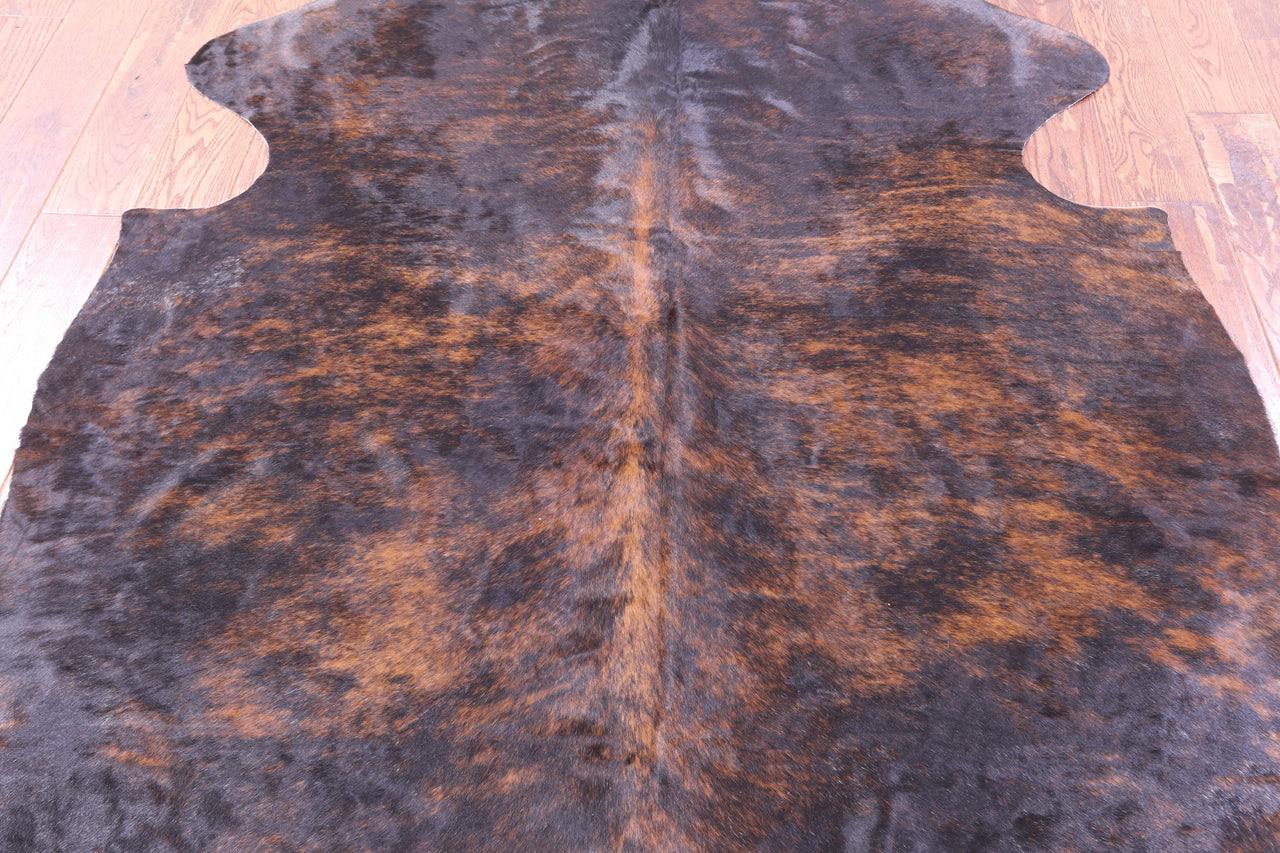 Brindle Natural Cowhide Rug - Large 6'11"H x 6'4"W