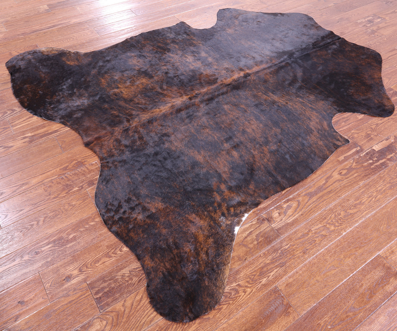 Brindle Natural Cowhide Rug - Large 6'11"H x 6'4"W