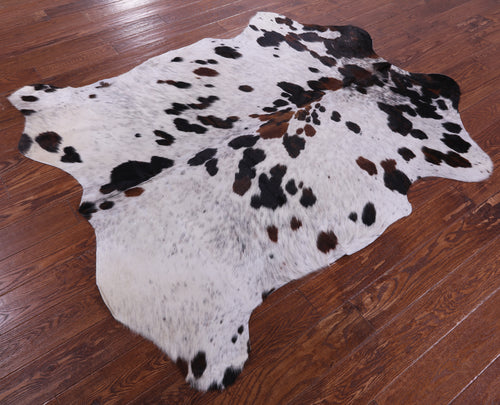 Tricolor Natural Cowhide Rug - Medium 6'2