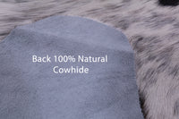 Thumbnail for Tricolor Natural Cowhide Rug - Medium 6'2