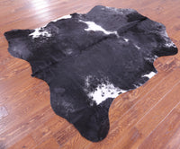 Thumbnail for Black & White Natural Cowhide Rug - Large 6'8