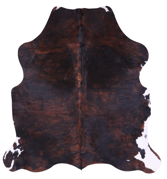 Brindle Natural Cowhide Rug - Medium 6'2"H x 5'9"W