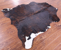 Thumbnail for Brindle Natural Cowhide Rug - Medium 6'2