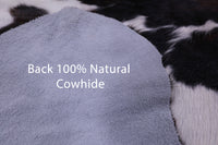 Thumbnail for Tricolor Natural Cowhide Rug - Large 6'10