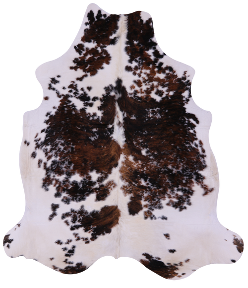 Tricolor Natural Cowhide Rug - XX-Large 8'3