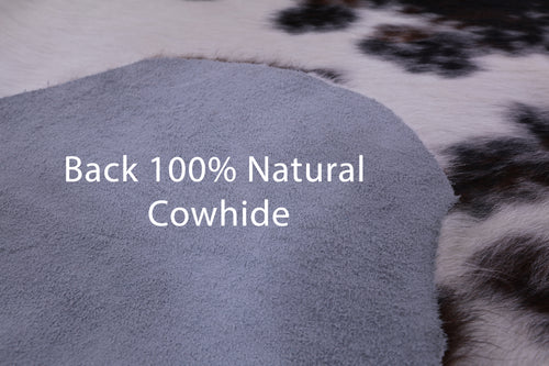 Tricolor Natural Cowhide Rug - XX-Large 8'3