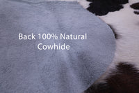 Thumbnail for Tricolor Natural Cowhide Rug - Large 6'8