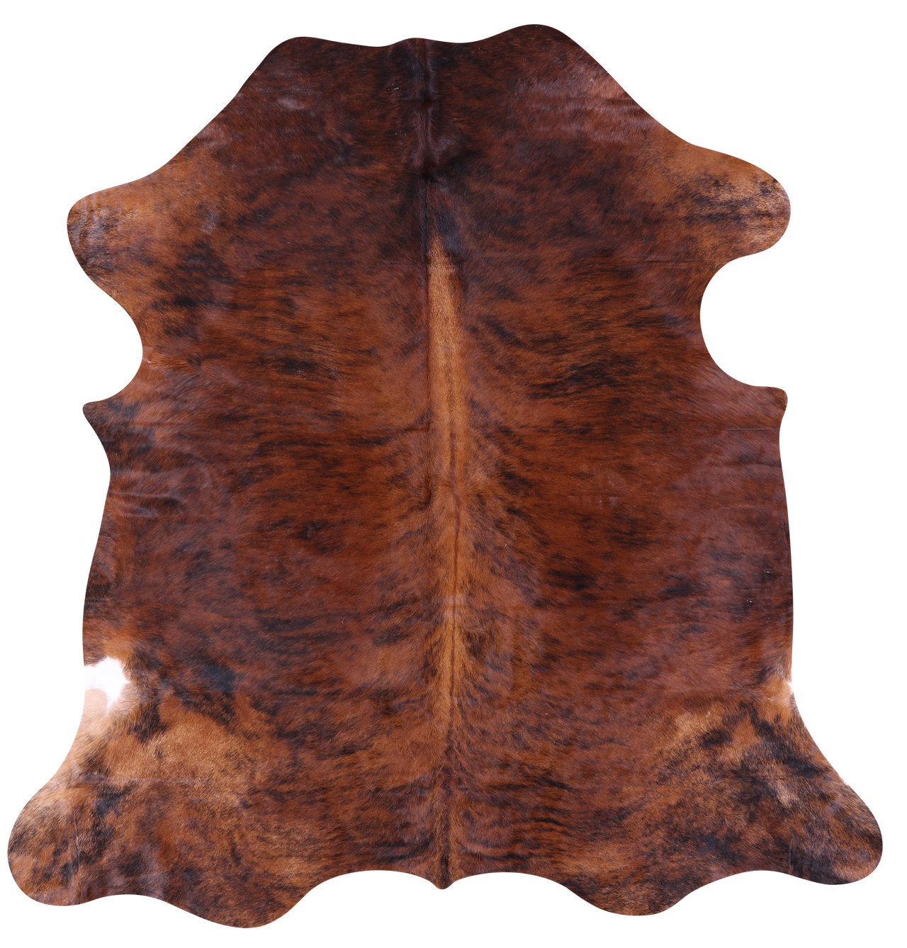 Brown Natural Cowhide Rug - Large 6'6"H x 6'3"W