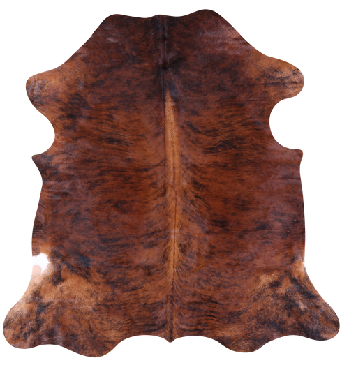 Brindle Natural Cowhide Rug - Large 6'6