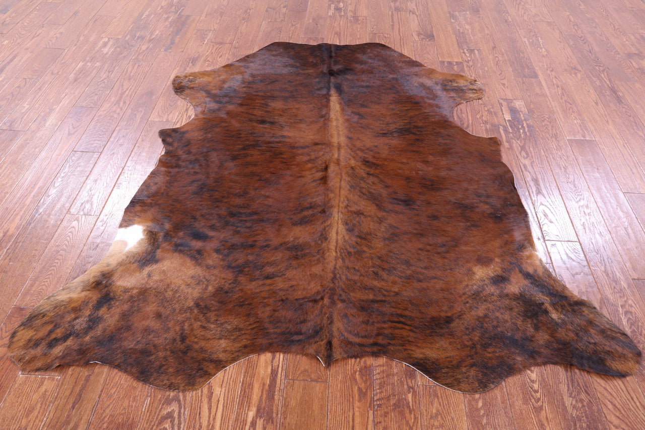 Brown Natural Cowhide Rug - Large 6'6"H x 6'3"W