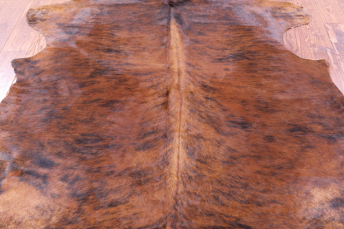 Brindle Natural Cowhide Rug - Large 6'6