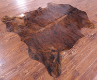 Thumbnail for Brown Natural Cowhide Rug - Large 6'6