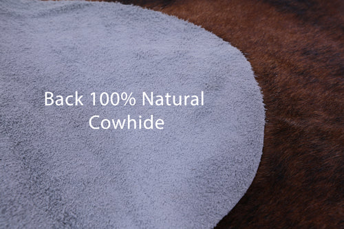 Brindle Natural Cowhide Rug - Large 6'6