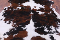 Thumbnail for Tricolor Natural Cowhide Rug - XLarge 7'2