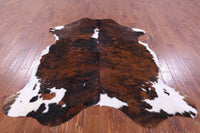 Thumbnail for Tricolor Natural Cowhide Rug - Large 6'9