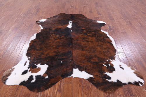 Tricolor Natural Cowhide Rug - Large 6'9