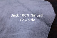 Thumbnail for Tricolor Natural Cowhide Rug - XLarge 7'2