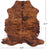 Brindle Natural Cowhide Rug - Medium 6'1"H x 5'9"W