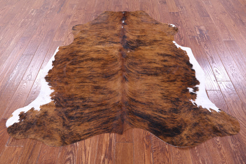 Brindle Natural Cowhide Rug - Medium 6'1