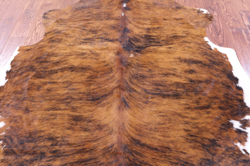 Brindle Natural Cowhide Rug - Medium 6'1