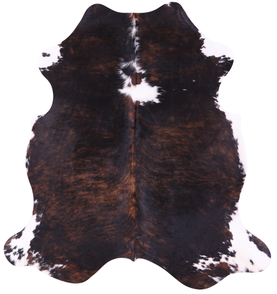 Brindle Natural Cowhide Rug - Large 6'9"H x 6'4"W