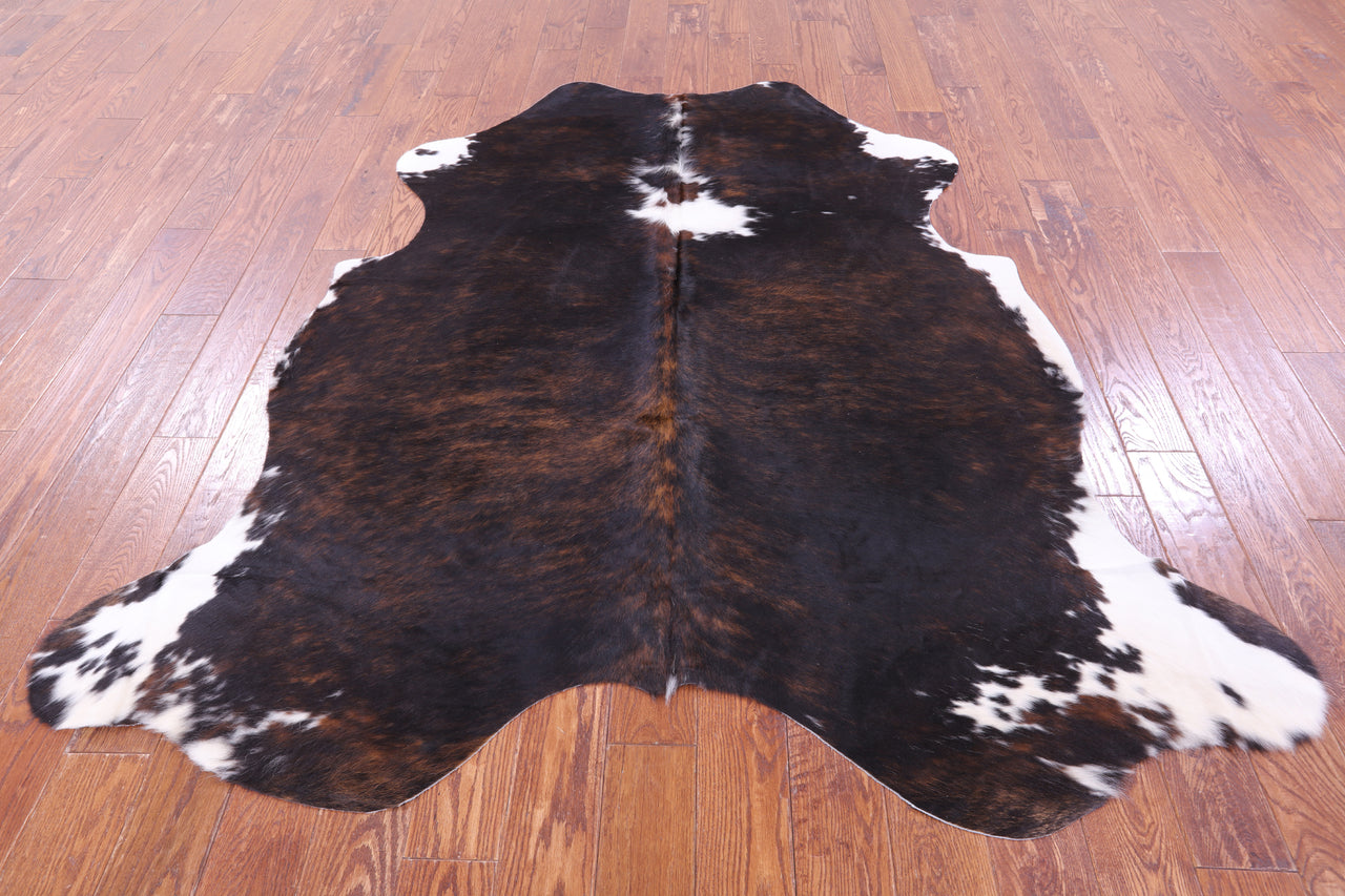 Brindle Natural Cowhide Rug - Large 6'9"H x 6'4"W