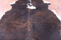 Thumbnail for Brindle Natural Cowhide Rug - Large 6'9