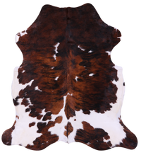 Thumbnail for Tricolor Natural Cowhide Rug - X-Large 7'2