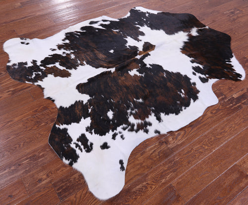 Tricolor Natural Cowhide Rug - Large 6'7