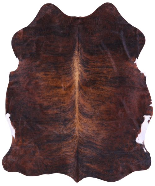 Brindle Natural Cowhide Rug - Large 6'7