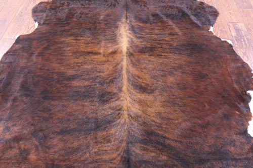 Brindle Natural Cowhide Rug - Large 6'7