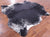 Black & White Salt & Pepper Natural Cowhide Rug - X-Large 7'6"H x 6'2"W