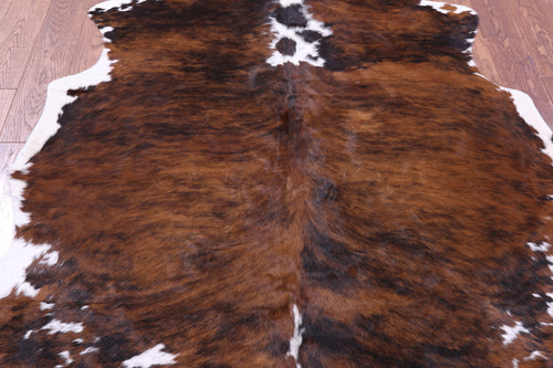 Brindle Natural Cowhide Rug - Medium 6'0