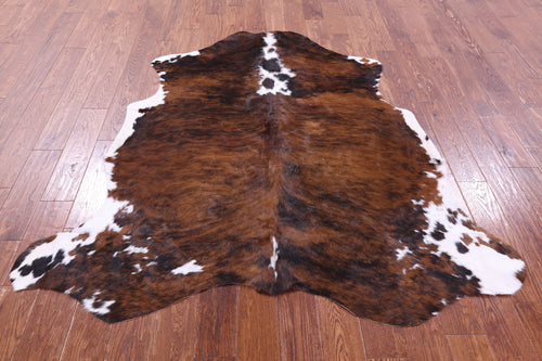 Brindle Natural Cowhide Rug - Medium 6'0
