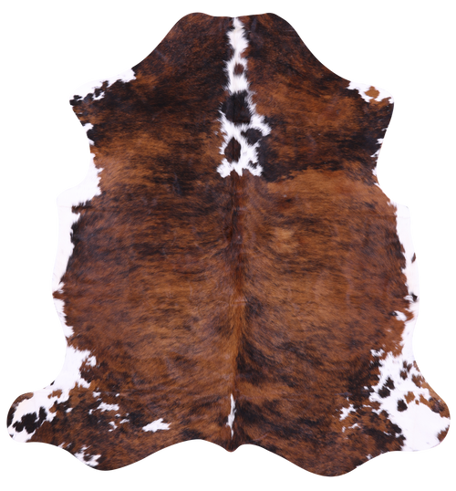 Brindle Natural Cowhide Rug - Medium 6'0