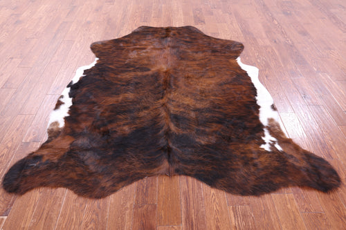 Brindle Natural Cowhide Rug - Large 6'8