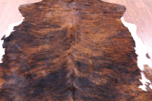 Brindle Natural Cowhide Rug - Large 6'8