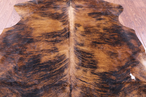 Brindle Natural Cowhide Rug - Medium 6'3