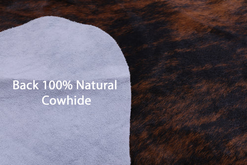 Brindle Natural Cowhide Rug - Medium 6'3