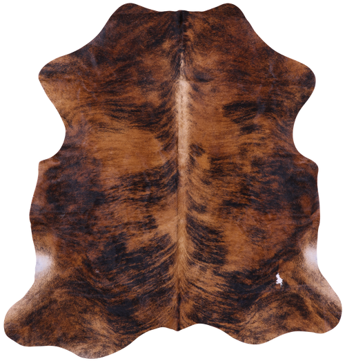 Brindle Natural Cowhide Rug - Medium 6'3