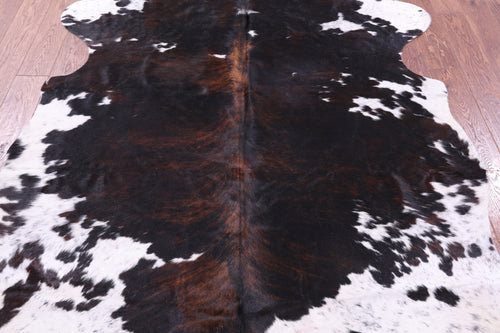Tricolor Natural Cowhide Rug - X-Large 7'4